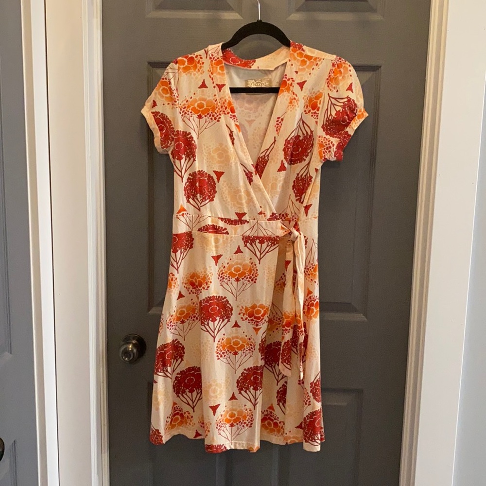 Buffalo wrap dress
